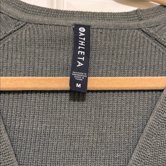 Athleta Olive knit sweater - Picture 2 of 7